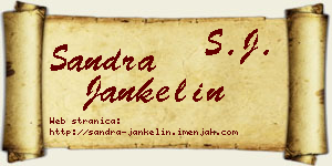 Sandra Jankelin vizit kartica